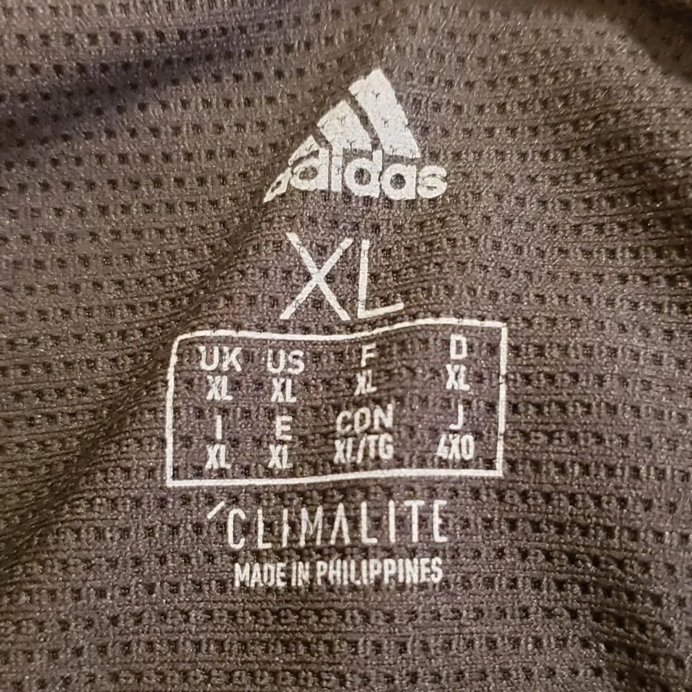 Adidas Climalite Mens Athletic Short Sleeve‎ Black T-Shirt Size XL NWT